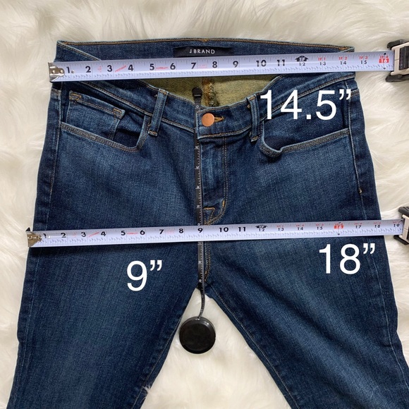 SOLD-J Brand Selena Skinny Fit Crop Bootcut Jeans - Picture 6 of 8